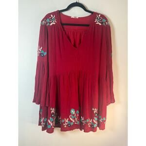 Altar’d State Boho Peasant Style mini dress or tunic. Embroidered Size S/M
